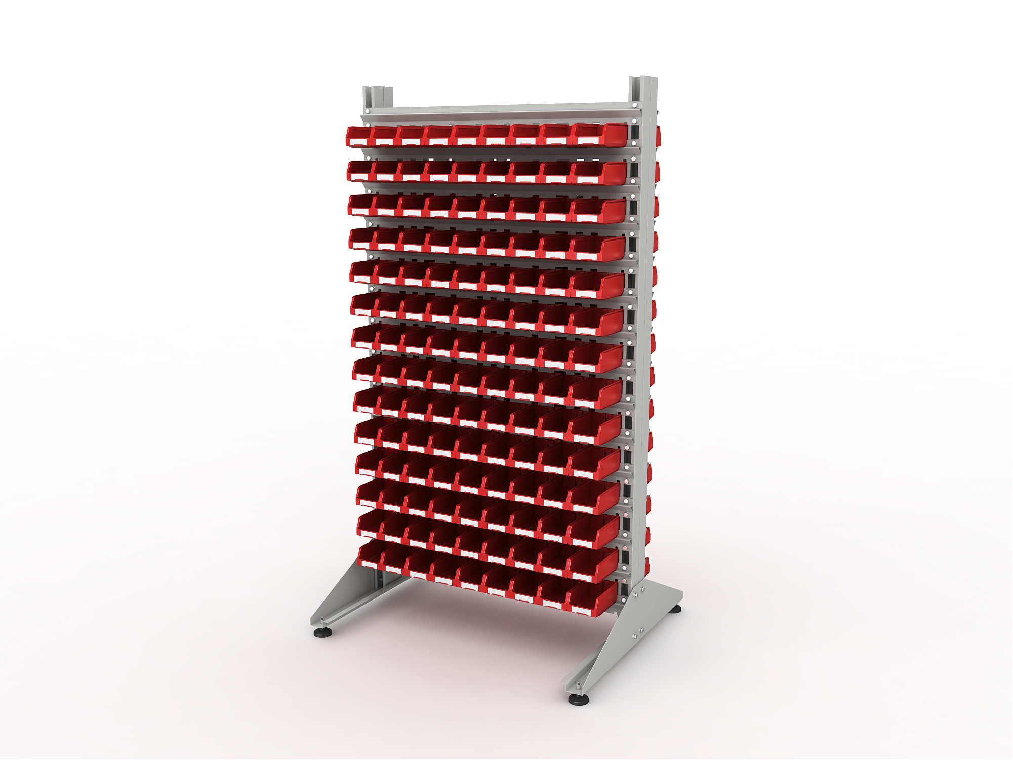 ER-00024037 Стеллаж для пластиковых лотков SORTEX двухсторонний 1800x1000x800.01