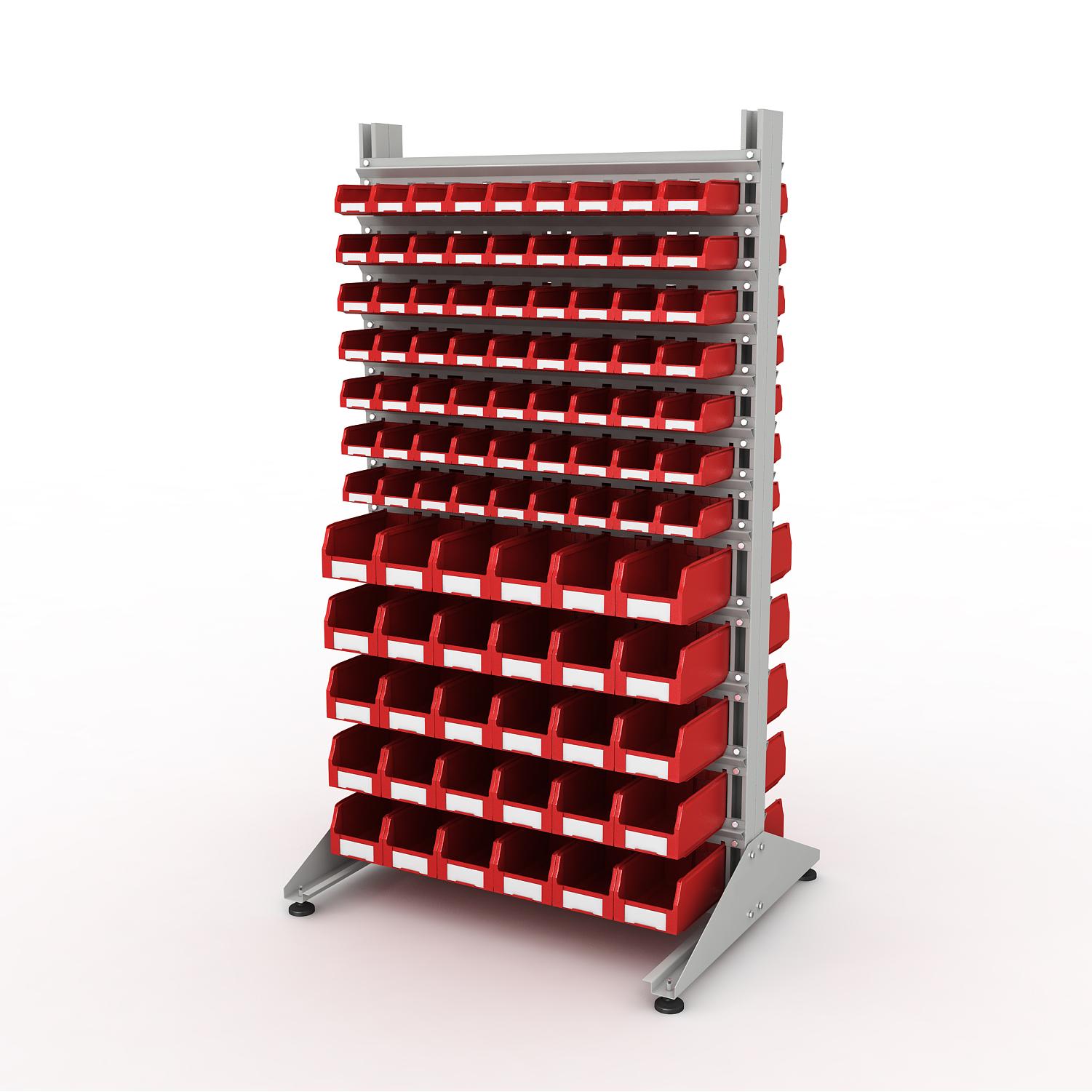 ER-00024045 Стеллаж для пластиковых лотков SORTEX двухсторонний 1800x1000x800.04