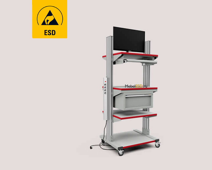 Стойки подкатные антистатические ESD