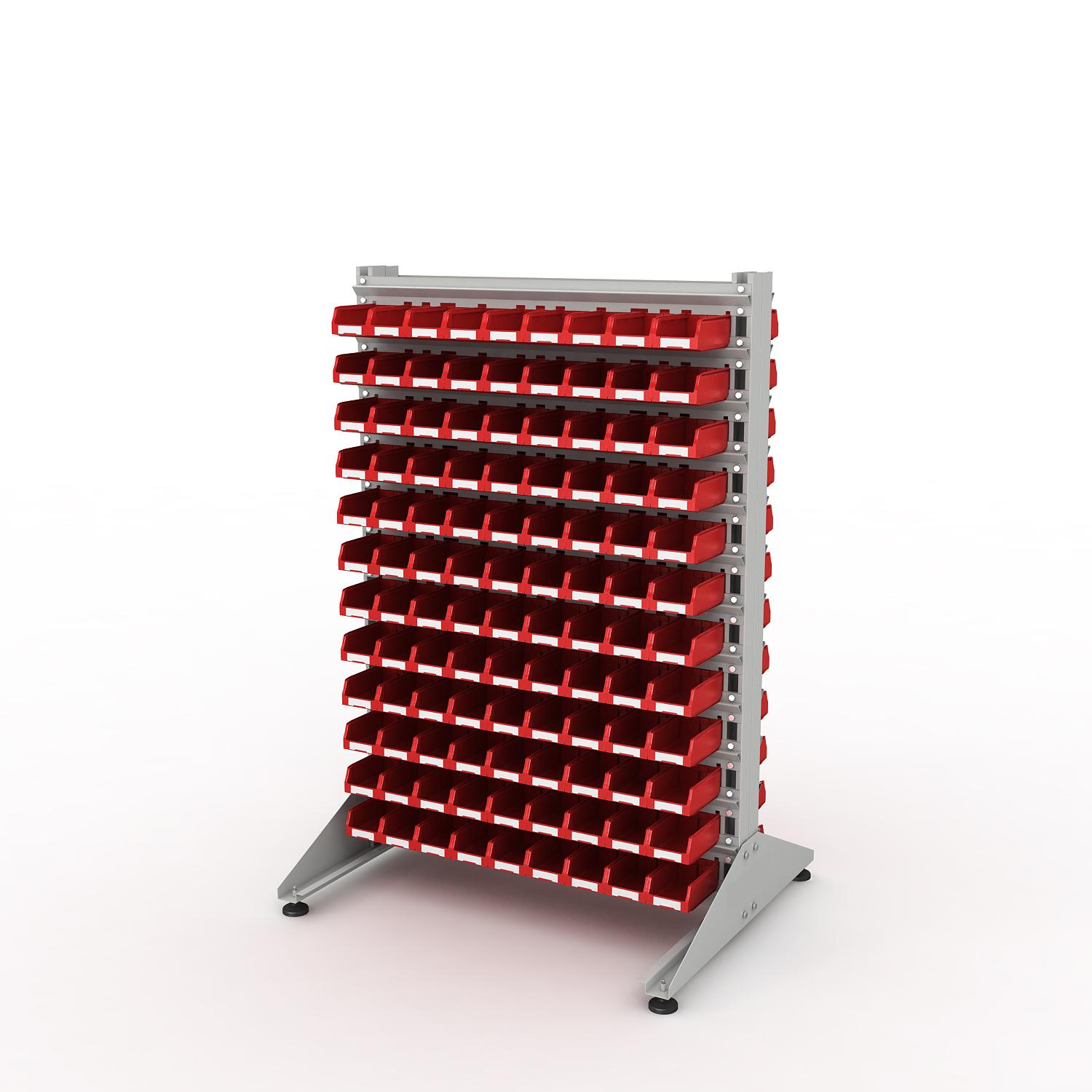 ER-00023956 Стеллаж для пластиковых лотков SORTEX двухсторонний 1500x1000x800.01