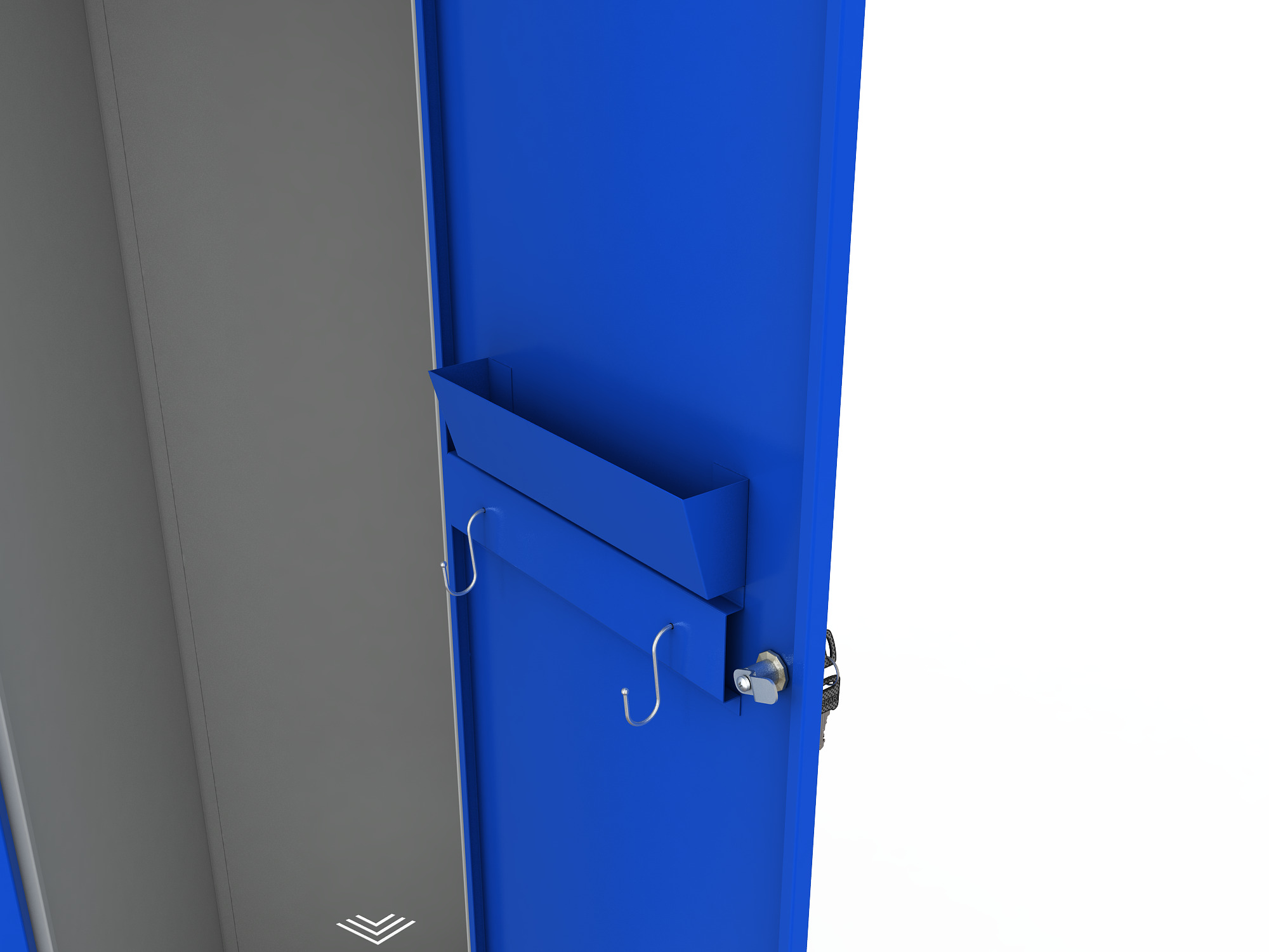 Шкаф гардеробный металлический COMFORT 1700/33 (900)